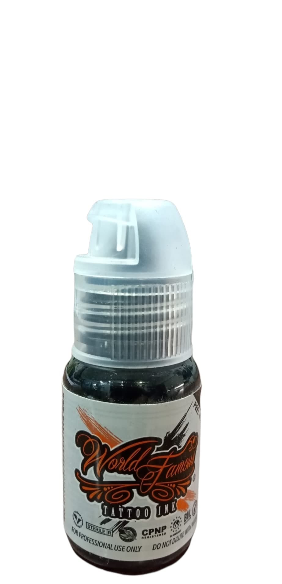World Famous Tattoo Ink Blackout (1/2oz)