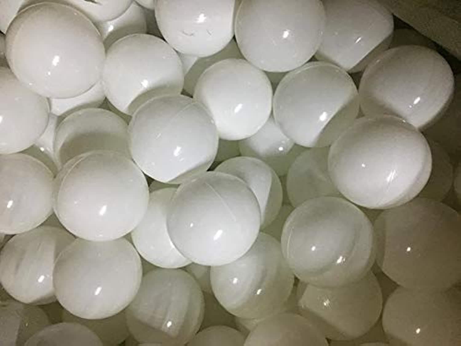100 Pcs White Soft Plastic Ocean Fun Ball Balls Baby Kids Tent Swim Pit Toys Game Gift 7CM