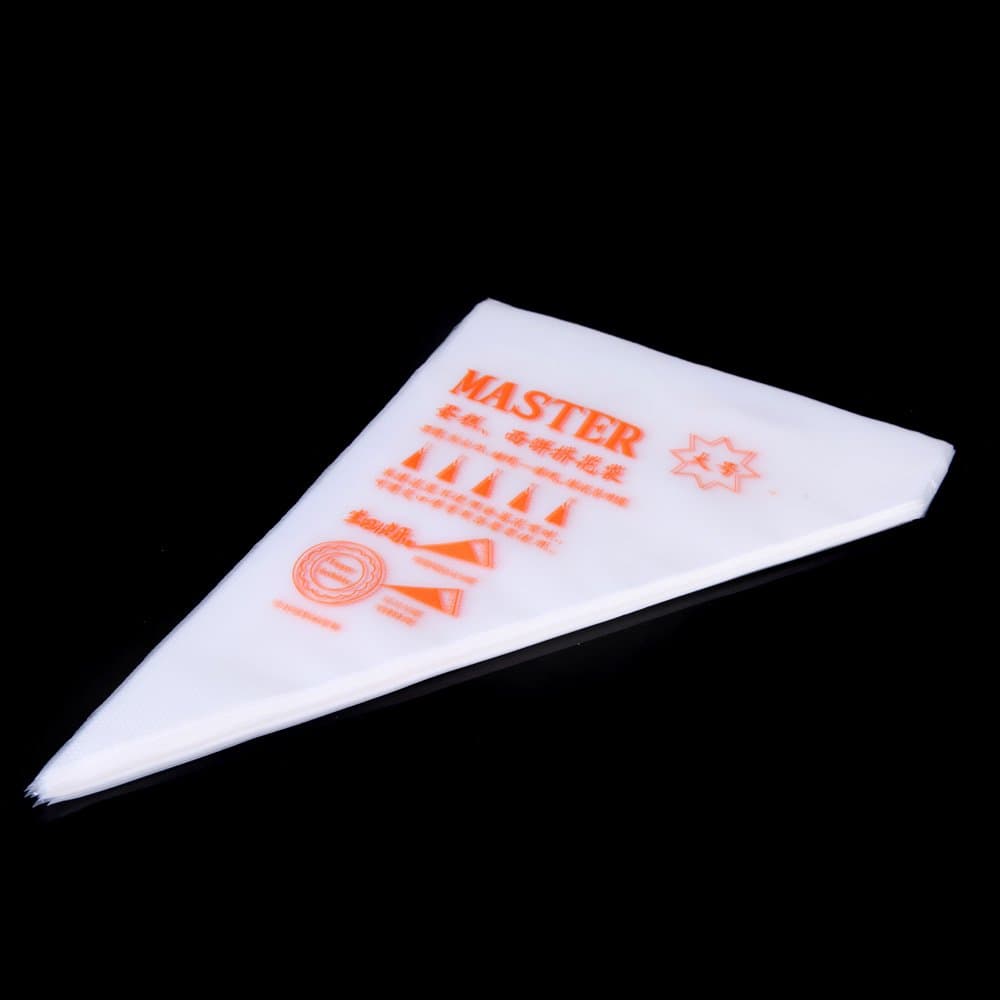 Metebu(TM) Disposable Cream Pastry Bag Cake Icing Piping Decorating Tool L Size 100PCS/Size Kitchen Accessories