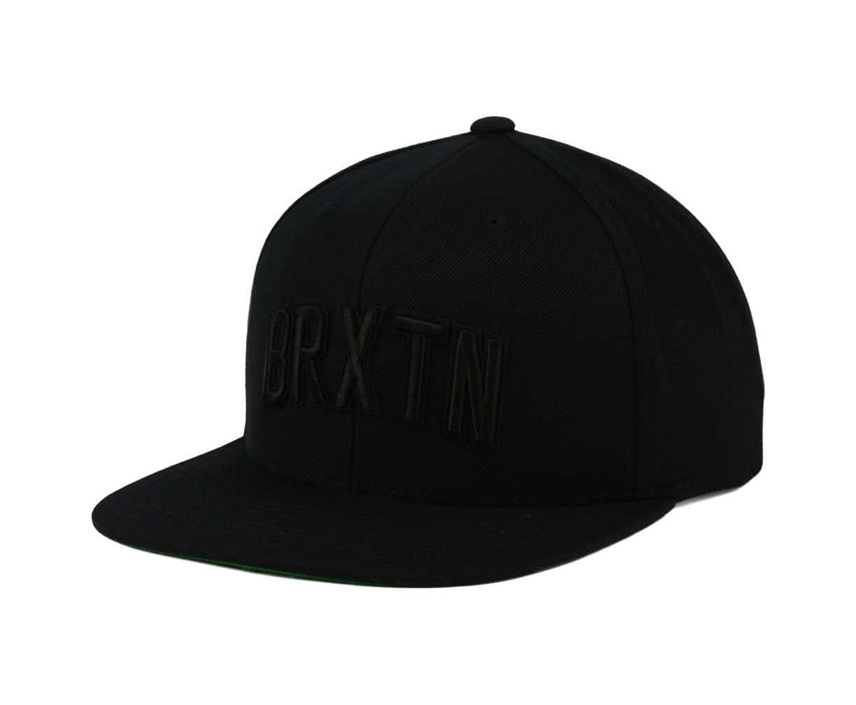 Men's Brixton Hamilton All Black BRXTN Adjustable Cap (Black) Apparel