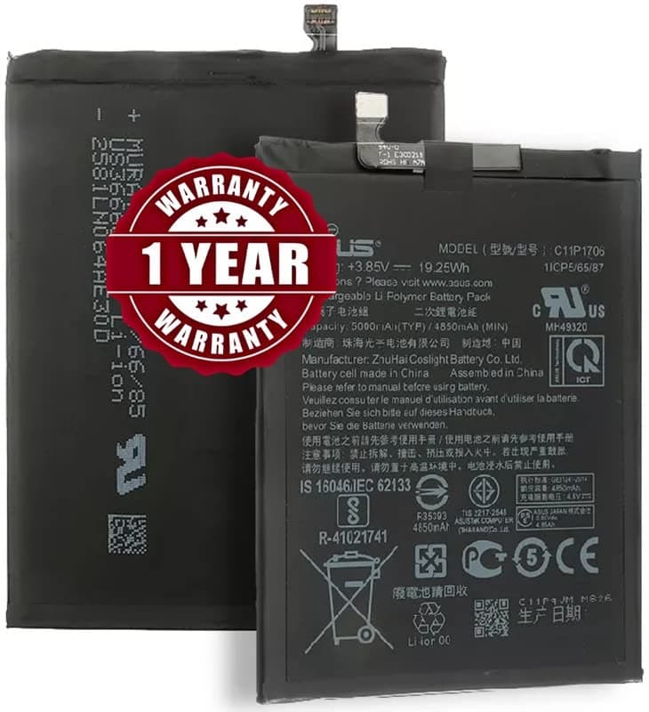 Original C11P1706 Battery for Asus Zenfone Max Pro M1 | Max Pro M2 - (5000mAh) - (1 Year Warranty).