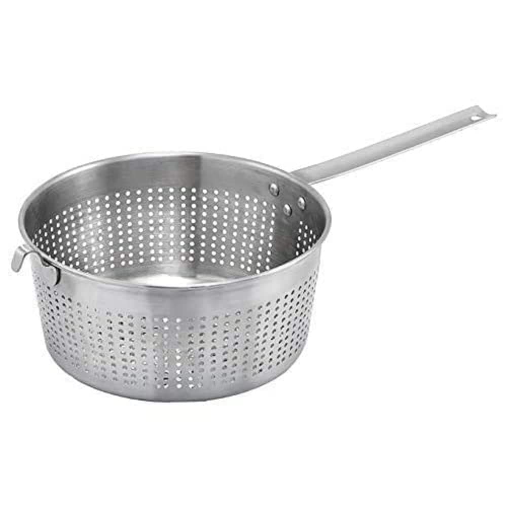 Winco SSS-3, 8.5'' Dia Stainless Steel Spaghetti Strainer, Silver