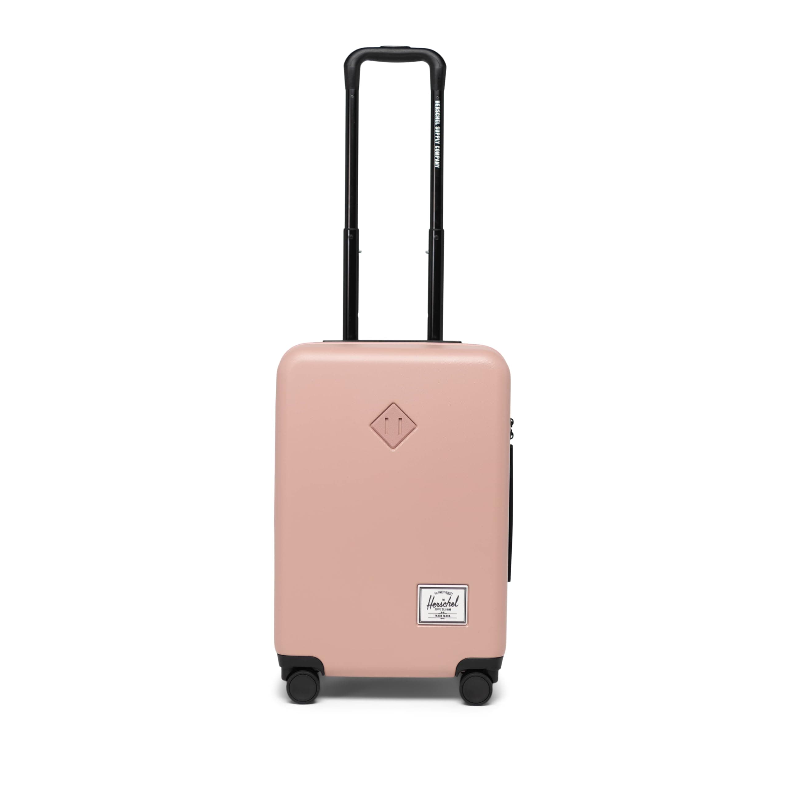 HerschelHardshell Luggage with 360 Spinning Wheels, Retractable Telescopic Handle, Ash Rose