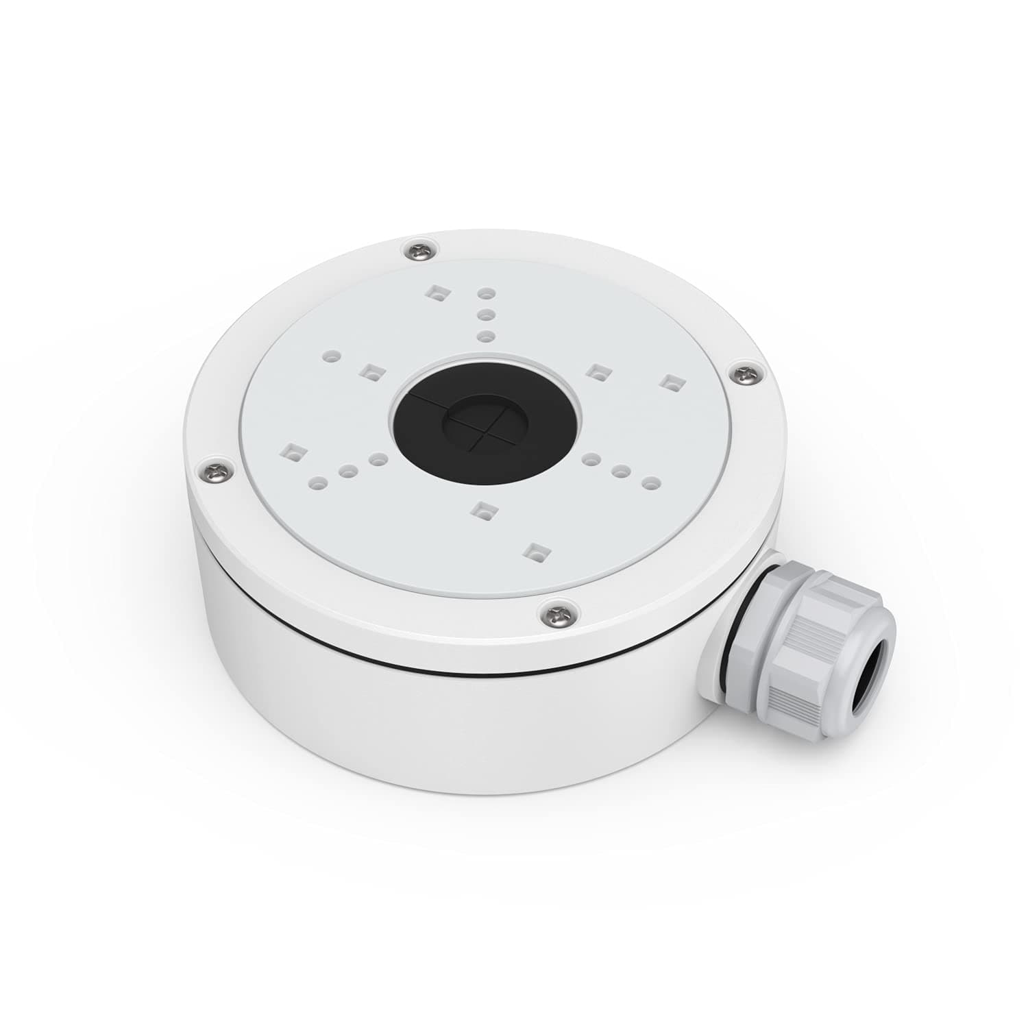 ANNKE Universal Junction Box Mount Bracket for Bullet Dome Turret PTZ Security Cameras Outdoor Waterproof Aluminum Wall Ceiling Mount Hide Cables