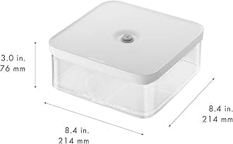 ZWILLING Fresh & Save Cube Box Food Storage Container, Large, Clear