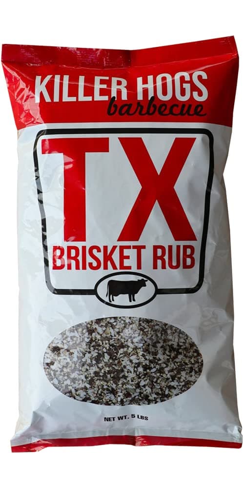 BBQ TX Brisket Dry Rub, Championship Texas Barbecue Seasoning Blend for Smoking and Grilling, Use on Beef, Ribs, Steaks, or Turkey, 5 lb Bag