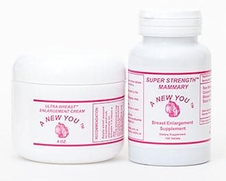 Breast Enlargement Pills and Cream Duo for Crossdressing and Transgender by Cross-Dress