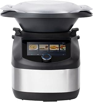 ChefRobot Kitchen Food Processor Robot Smart All-In-One Cooker,Chopper,Steamer,Juicer,Blender,Boil,Knead,Weigh, Multi-Functional Self-Cleaning with Guided Recipes,WiFi Built-In,App Control (CR-8)