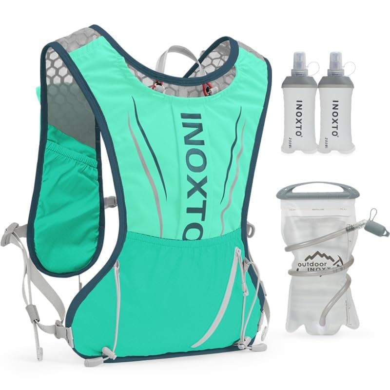 IX INOXTO Running Hydration Vest for Men Women Water Backpack for Running 3L Running Hydration Pack for Trail Running Marathon Race Hiking