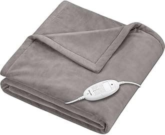Beurer HD 75 Electric Overblanket I Fast Heating Throwblanket I German Engineering I 6 Temperature Levels I Auto Shut-Off I Machine Washable 30°C I Overheat Protection I OEKO-TEX Certified I Removable Switch I Power of 100W I 3-Year Warranty