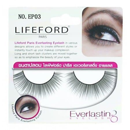 False eyelashes Lifeord Ever Lasting NO.EP03 (Pack of 2)