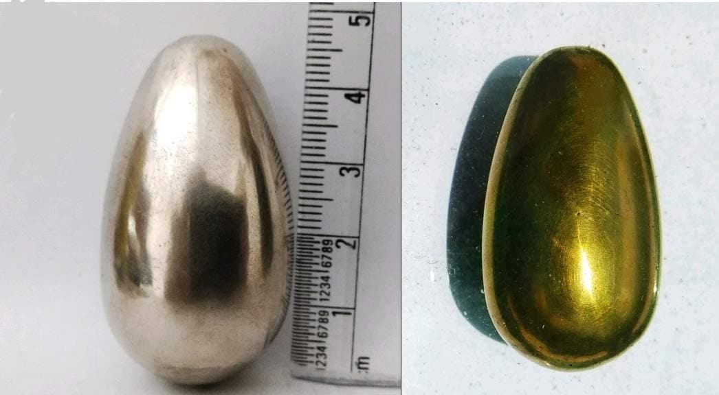 Mahabandh Oval Shape Parad Shivling 200 Grams