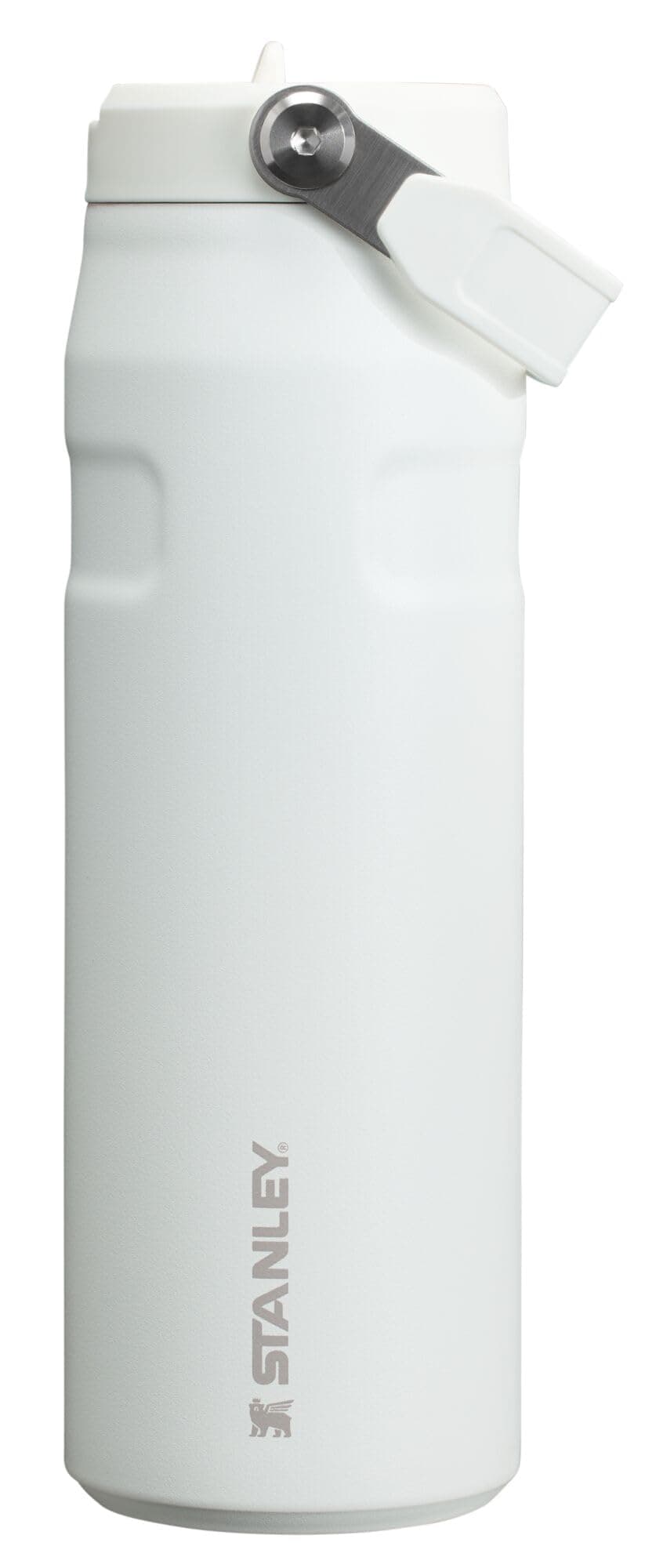 IceFlow Flip Straw 2.0 Water Bottle 24 oz | Built-In Straw for Travel and Sports | Lightweight and Leak Resistant | Insulated Stainless Steel | BPA-Free | ‎‎‎‎Frost