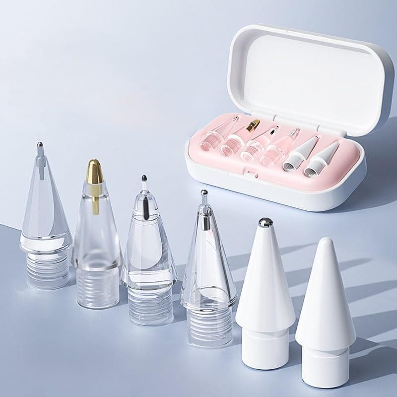 Replacement Pencil Tips for Apple Pencil Pro,Upgraded Pen Tips fit for Apple 2nd 1st Gen USB-C,and Logitech Crayon Digital Pencil,Needle Pencil Tips with Case,IPad Pro Pencil Sets