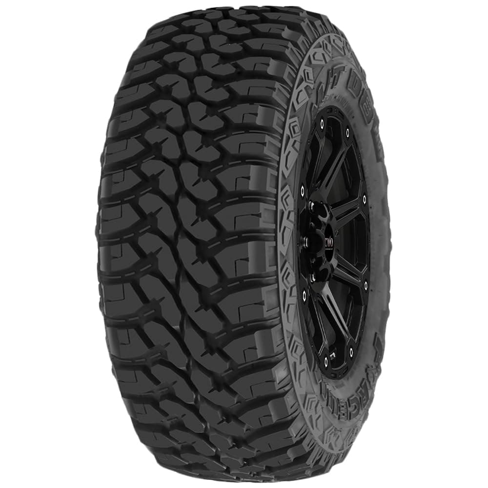 Forceum M/T 08 Plus Mud Off-Road Light Truck Radial Tire-LT235/75R15 235/75/15 235/75-15 104/101Q Load Range C LRC 6-Ply BSW Black Side Wall