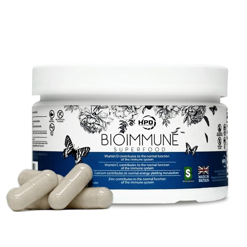 HPD Immune System Booster,Vitamins C,D & Zinc Supplements | Elderberry for Immunity Support | Probiotics for Gut Health | 90 Capslues & 1 Mon Supply