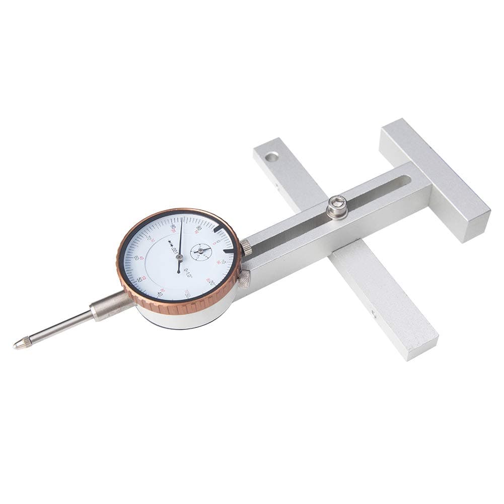 Cowryman Table Saw Fence Alignment Jig with 1" Dial Indicator and Multi Gauge