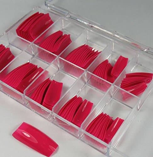 1Box Artificial Nail Tip Natural Color Full Cover False Acrylic Nail Art Tips