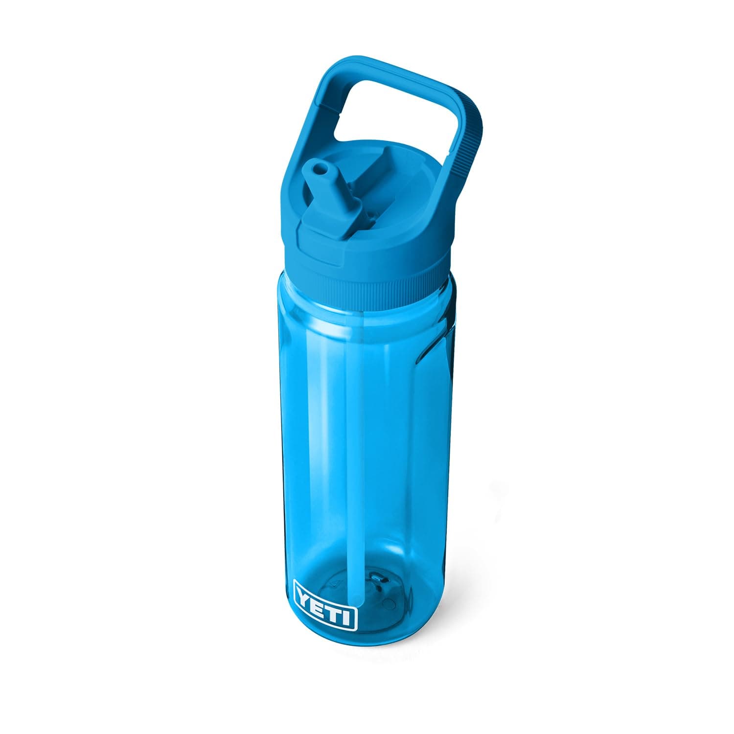 YETI Yonder 750 ml/25 oz Water Bottle with Yonder Straw Cap, Big Wave Blue