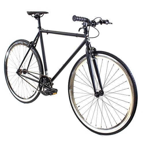 Golden Cycles Single Speed Fixed Gear Bike with Front & Rear Brakes