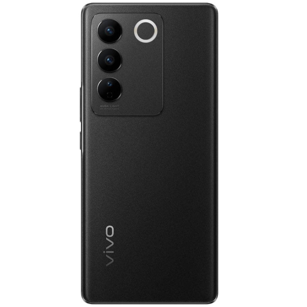 Back OG Glass Replacement Panel forVivo V27 Pro(Glass) Noble Black-Noble Black