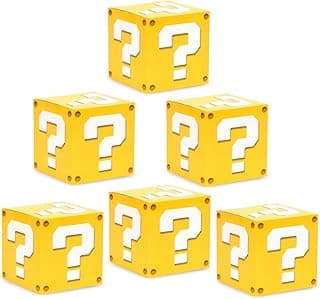 Treat Box 24 Pcs Props Brick Comic Video Game Gift Bags Favor Snack Goody Cardboard Bag Perfect Or Gift Giving And Video Games Theme Party Favors Decorations Supplies (Question)