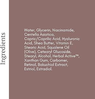 BIOBeauty Estrogen Estriol Face Cream with Retinol, Glycerin, Hyaluronic Acid, Niacinamide, Bioidentical Estrogens, Shea Butter, Squalene, Hydrating Anti-Aging Moisturizer (1oz - Renew Night Cream)