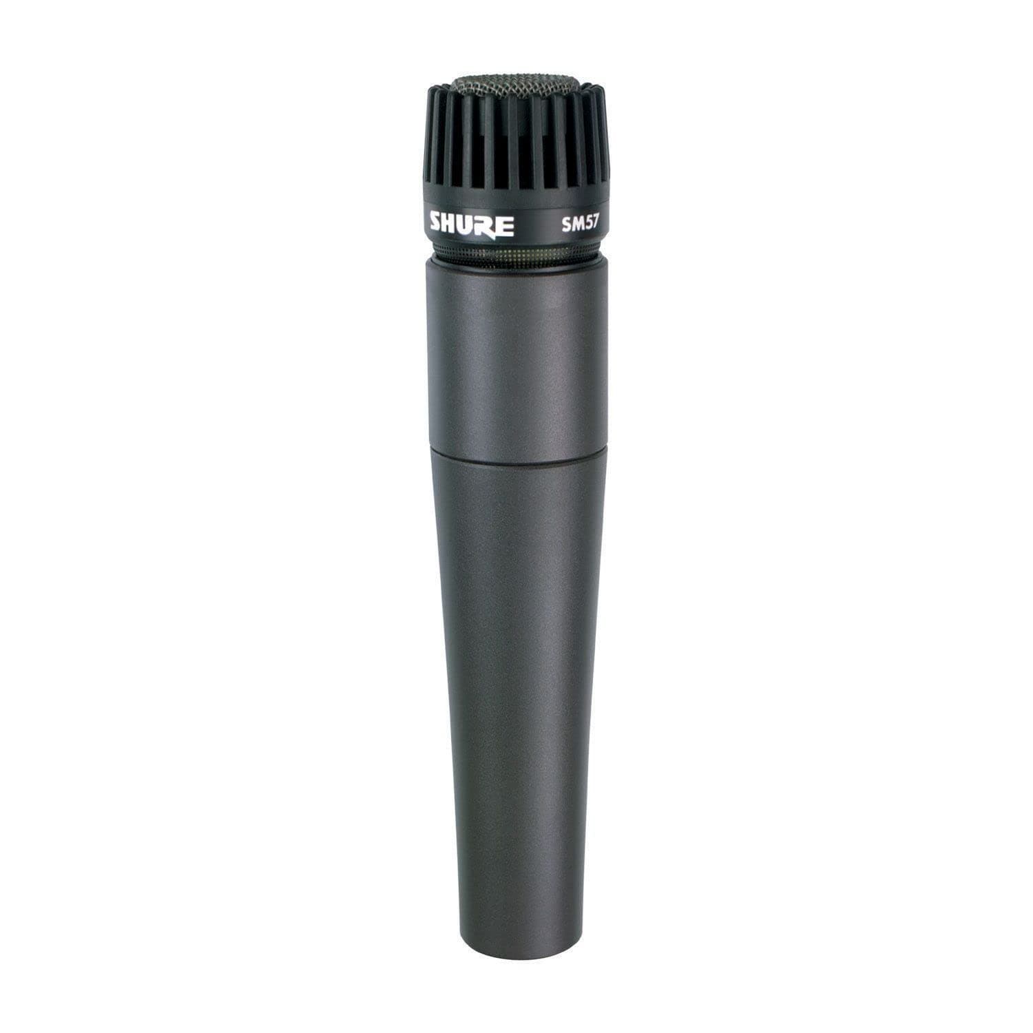 Shure SM57 Dynamic Microphone – Wired Cardioid XLR Instrument Handheld Mic for Guitar Amplifiers, Snare Drum, Percussion, Live Sound & Studio Recording, Black