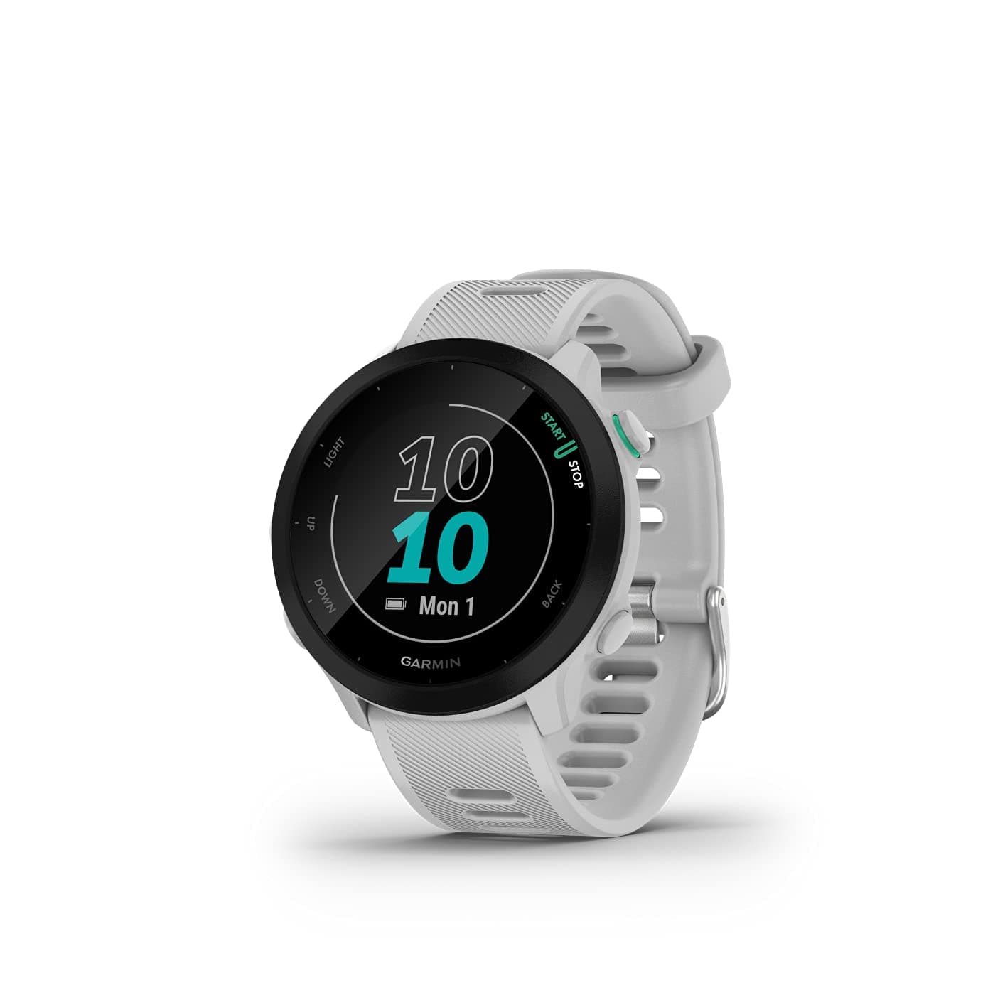 Forerunner 55, GPS Running Watch with Daily Suggested Workouts, Up to 2 Weeks of Battery Life, White