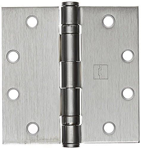 Hager BB1279 4" x 4" Architectural Hinges NRP (Pack of 3), US26D Satin Chrome Finish