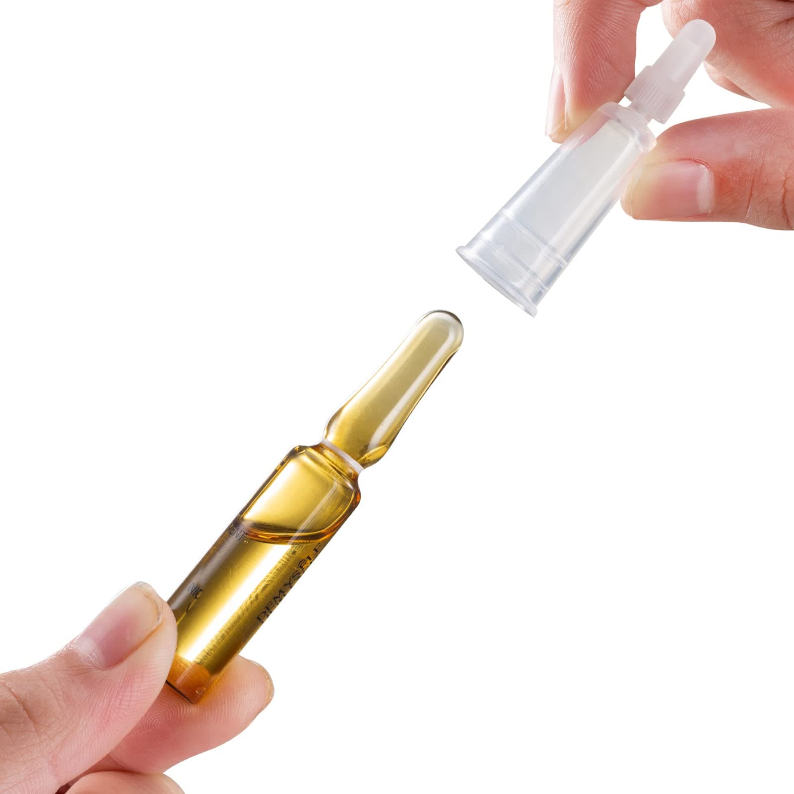 Ezyaid Skincare Ampule Opener & Plastic Applicator Tip 2 in 1 for 1 mL/2 mL (Pack of 6)