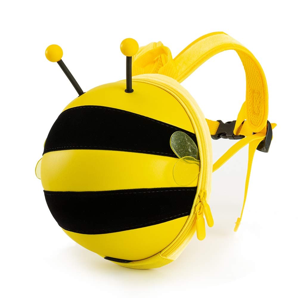 Kiddie Totes Mini Bumblebee Backpack w/Safety Harness Leash for Toddlers/Kids