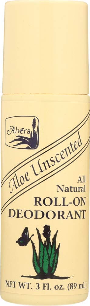 Natural Roll-on Deodorant Aloe Unscented 3 FZ (Pack of 9)