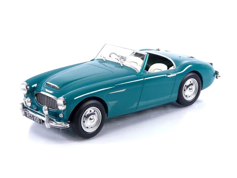 1959 Austin Healey 3000 Mk.1 RHD (Right Hand Drive) Green 1/18 Diecast Model Car by Norev 182600