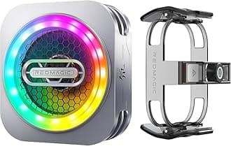 Redmagic Phone Cooler 6 Pro – 30W Magnetic Cell Radiator Fan With Clip & Streaming Bracket, Graphene Heatsink Mobile For Gaming, Iphone, Android, Ipad Tablets (Redmagic Cooler)