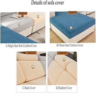 Stretch Sofa Covers for Cushion Couch,Universal Wear Resistant Slipcover with Elastic Bottom,Magic Couch Cover Furniture Protector,Anti-Slip L Shape Sofa Cover,Back Cover M,Weave-Lemon yellow