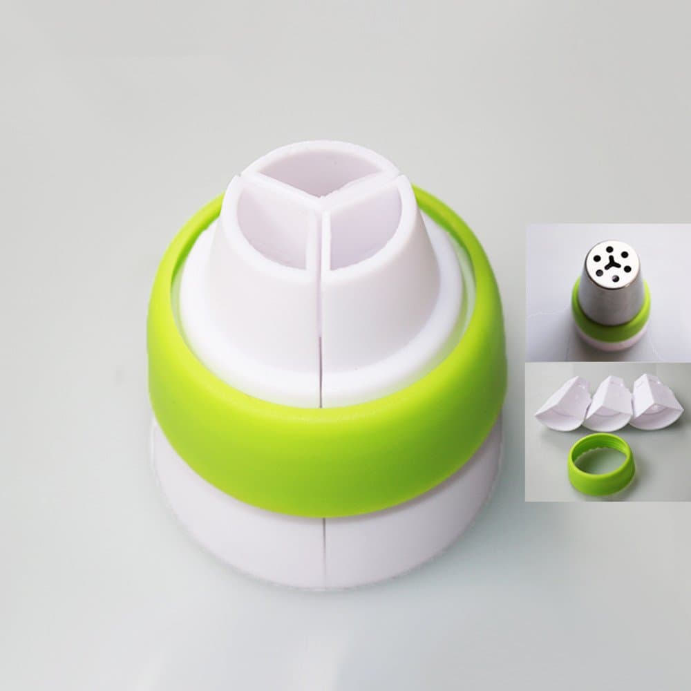 Coupler for russian nozzles Cake Decorating Icing Pastry Bags Tip Nozzles Sugarcraft Adaptor russian tulip nozzles. (Pack of 2)