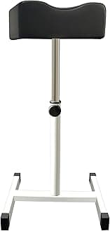 Pedicure Foot Rest,Adjustable Height Pedicure Stool,Pedicure Stand for Home Salon,Tattoo,Nail Tech(Black)