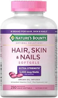 Nature Bounty Hair, Skin & Nails Extra Strenght - 250 Liquid Softgels