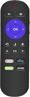 Remote Control Replaced for All Sharp Roku TV