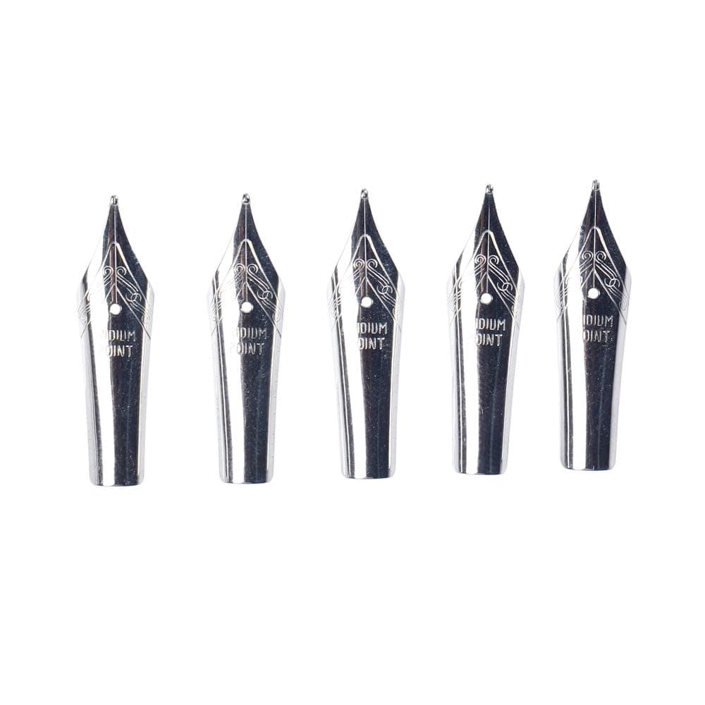 TS Trade 5 Pcs Medium Nib Fountain Pen Replacement Nibs Practical