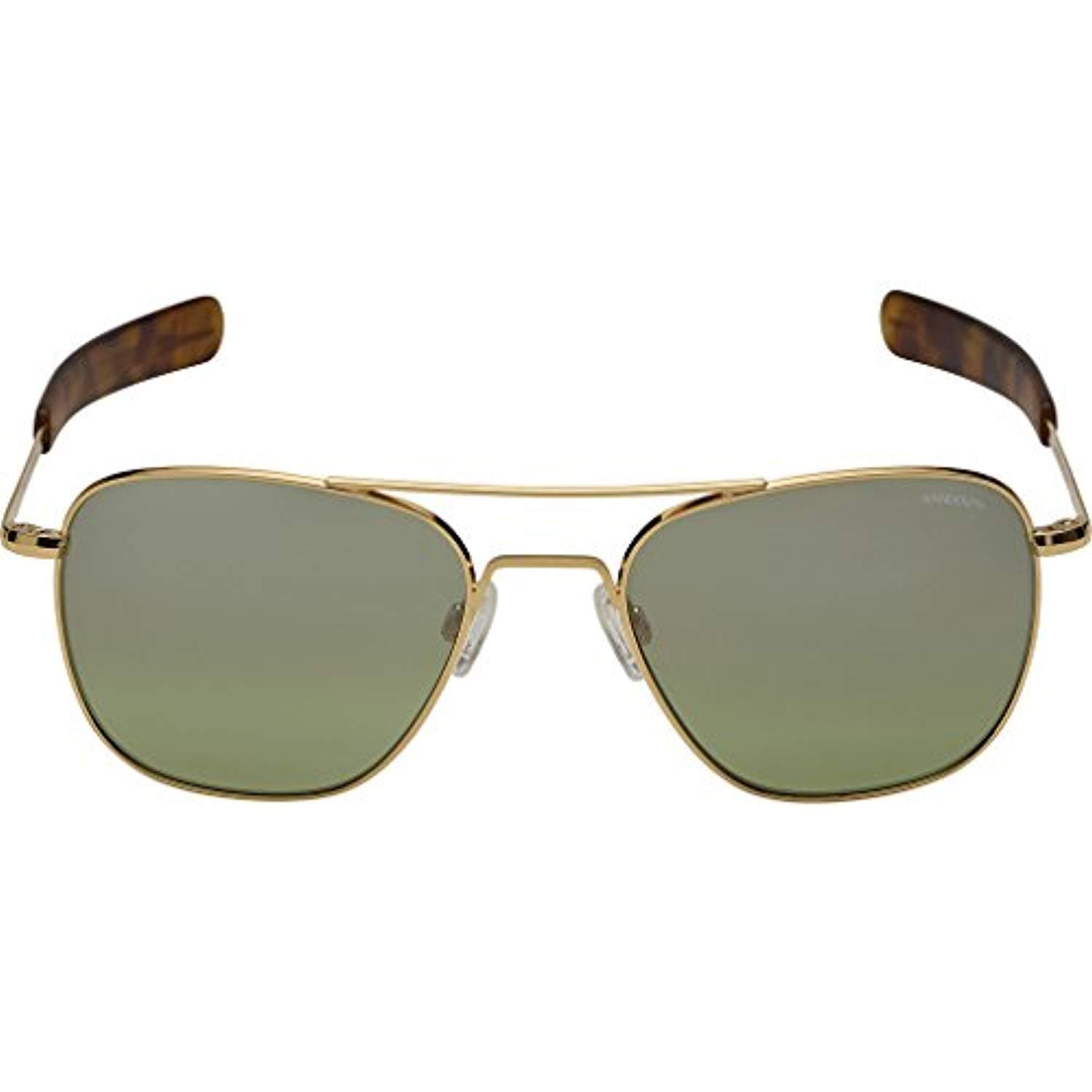 Designer Sunglasses Bundle: Randolph Aviator Infinity Sunglasses & Carekit
