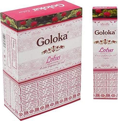 GOLOKALotus Incense Sticks - 15gms (12 Packs)