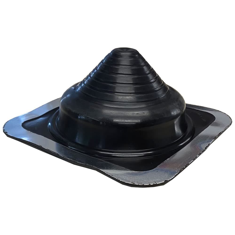 HT Rubber Pipe Flashing - Black High Temperature Silicone - Suits 5-120mm Diameter