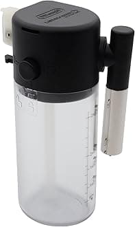 De'Longhi Milk Jug DLSC028, Milk Frother Jug, Compatible with De'Longhi Coffee Machines, Replacement Part for LatteCrema System