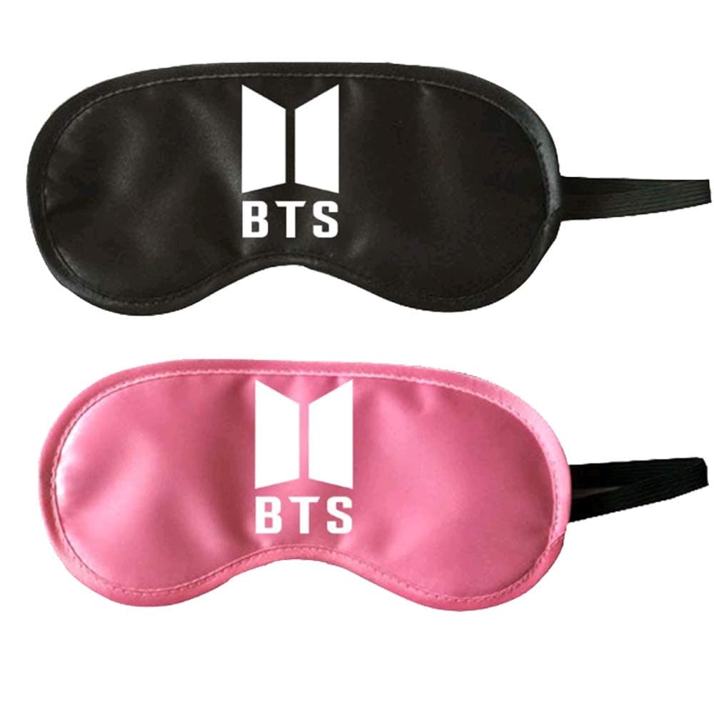 BTS Sleep Eye Mask, 2PCS Bingtan Soft Sleeping Mask for Men and Women
