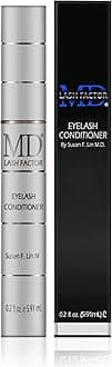 MD Lash Factor Eyelash Growth Serum - Enhances Your Natural Lashes For A Fuller, Longer & Denser Look - Eye Lash Enhancer for Women - 0.2 Fl Oz - 6 Month Supply