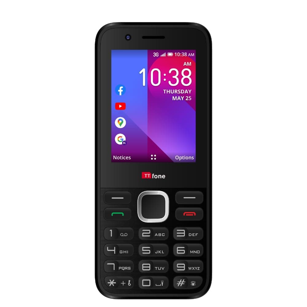 TTfone TT240 Mobile Phone KaiOS Feature Smartphone - Pay As You Go (Vodafone Pay As You Go)