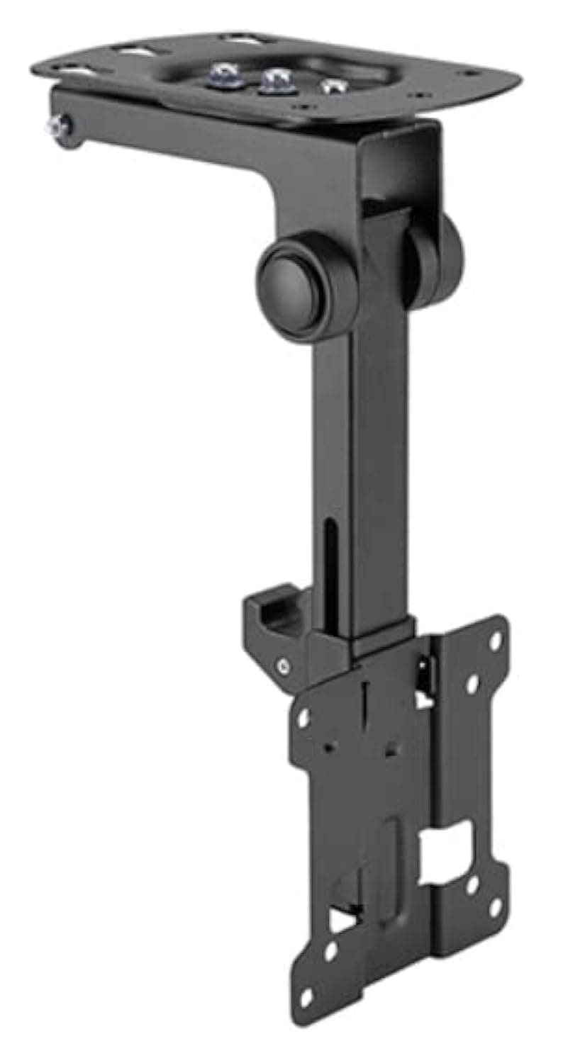 13 to 27" TV Ceiling Mount Bracket Fold Up Down Away Flip Sloping Loft Roof 75x75 100x100 VESA