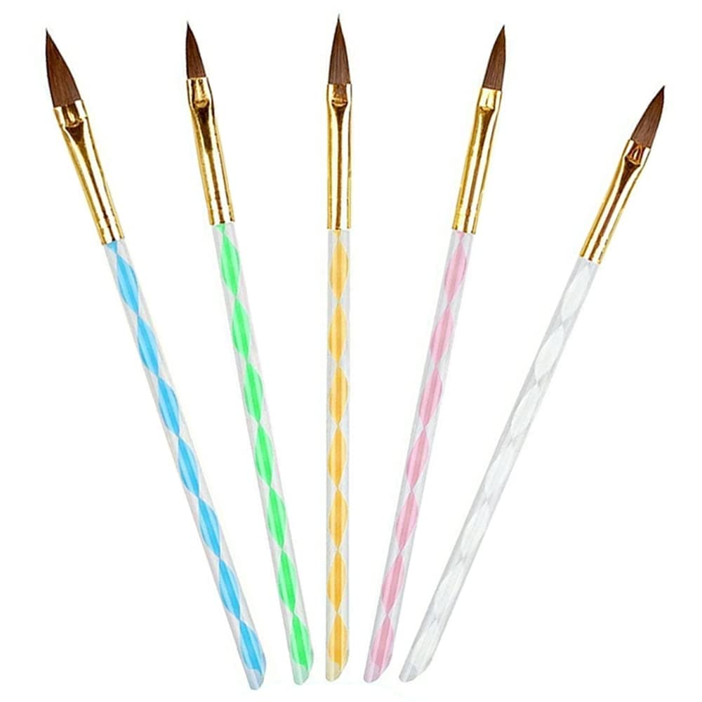 Savni Acrylic Brushes For Nail Art Having 5 Sizes